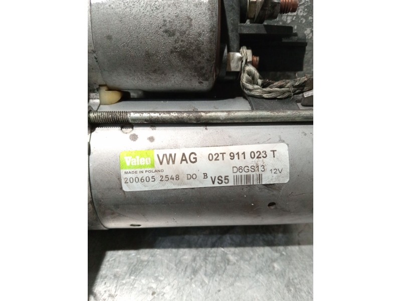 Recambio de motor arranque para seat leon (1p1) 1.6 referencia OEM IAM 02T911023T  
