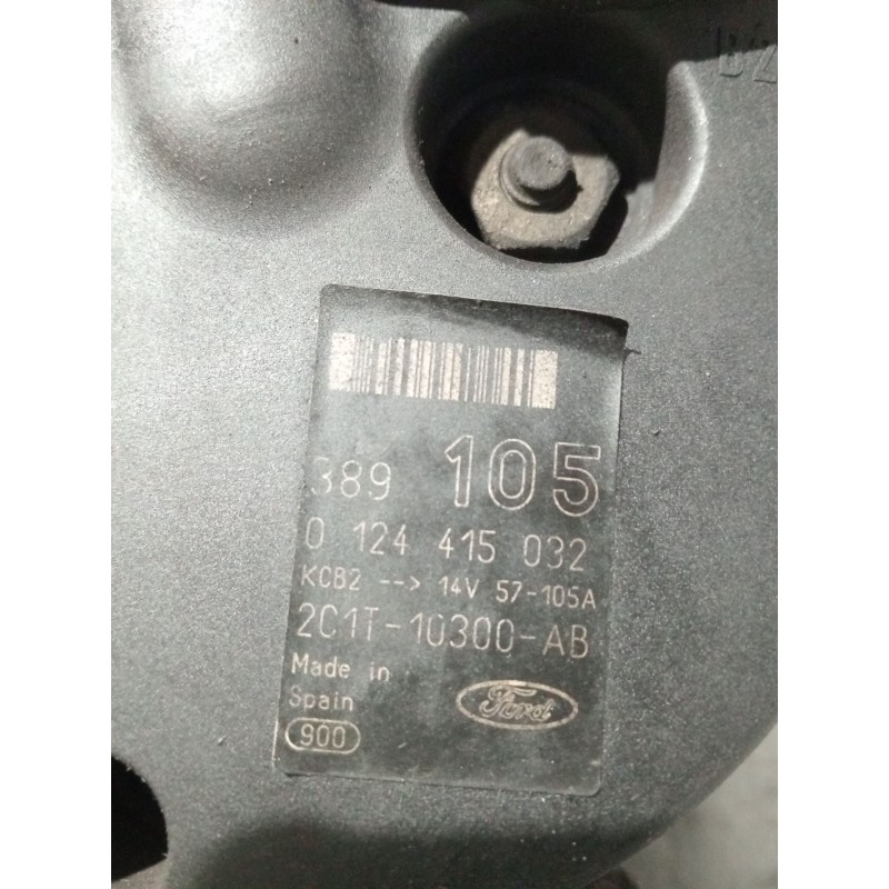 Recambio de alternador para ford transit furgoneta (fa_ _) 2.0 tdci referencia OEM IAM 0124415032 2C1T0300AB 105A