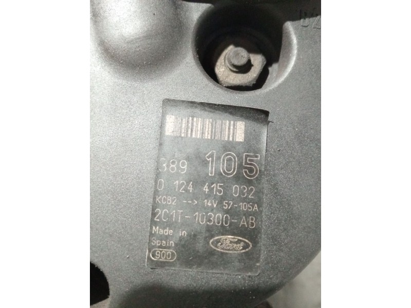 Recambio de alternador para ford transit furgoneta (fa_ _) 2.0 tdci referencia OEM IAM 0124415032 2C1T0300AB 105A