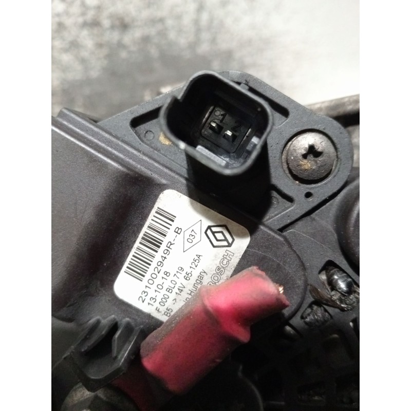 Recambio de alternador para dacia dokker monospace (ke_) 1.5 dci / blue dci 75 (keaj, keah, kejw) referencia OEM IAM 231002949R 