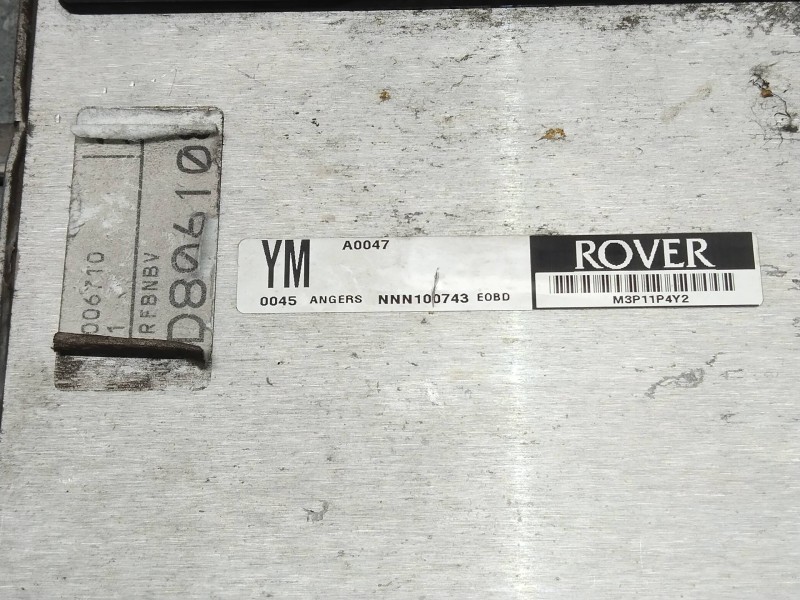 Recambio de centralita motor uce para mg rover mg zr (f/rf) 105 referencia OEM IAM NNN100743 A0047 YM