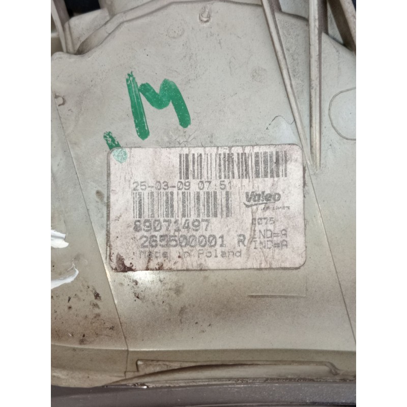 Recambio de piloto trasero derecho para renault laguna iii (bt0/1) 2.0 16v (bt05, bt0f, bt0w) referencia OEM IAM 89071497 265500