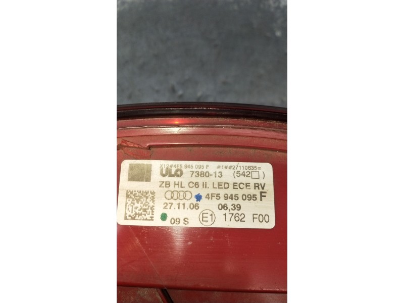 Recambio de piloto trasero izquierdo para audi a6 c6 (4f2) 3.0 tdi quattro referencia OEM IAM 4F5945095F  