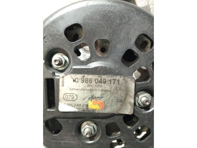 Recambio de alternador para ford focus ii descapotable 2.0 tdci referencia OEM IAM 0986049171  