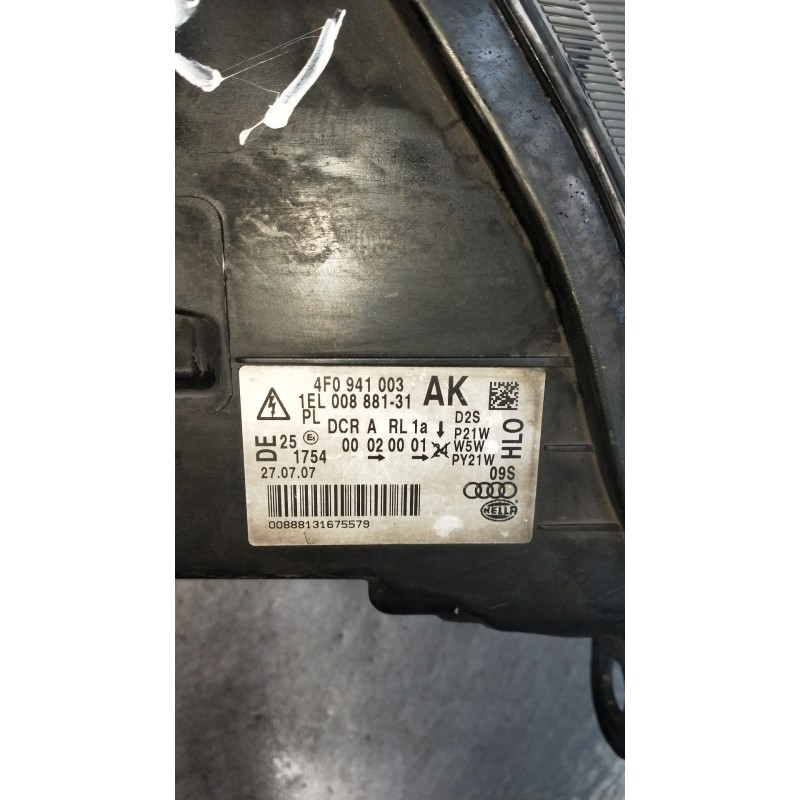 Recambio de faro izquierdo para audi a6 c6 (4f2) 3.0 tdi quattro referencia OEM IAM 4F0941003 1EL00888131 