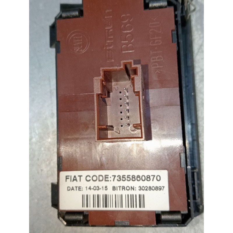 Recambio de mando luces para fiat ducato furgoneta (250_) 130 multijet 2,3 d referencia OEM IAM 7355860870 30280897 