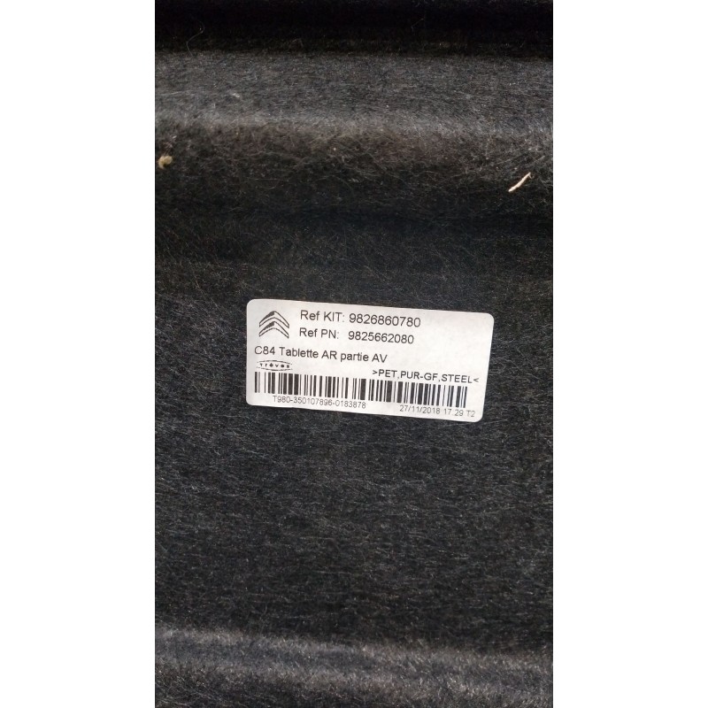 Recambio de bandeja trasera para citroën c5 aircross (ac_, aj_, ar_, a4_) 2.0 bluehdi 180 (ajehzr) referencia OEM IAM 9826860780