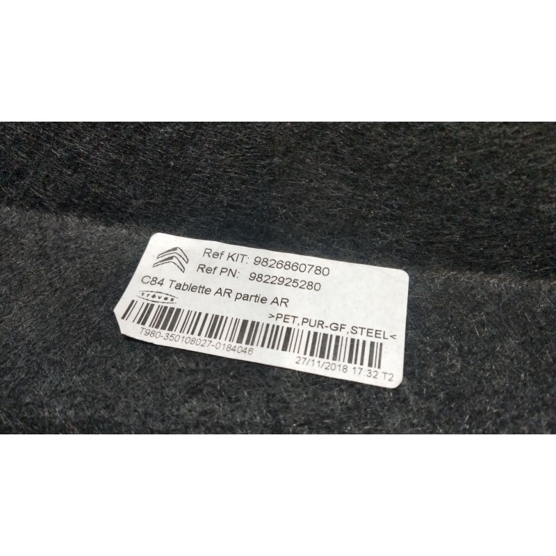 Recambio de bandeja trasera para citroën c5 aircross (ac_, aj_, ar_, a4_) 2.0 bluehdi 180 (ajehzr) referencia OEM IAM 9826860780