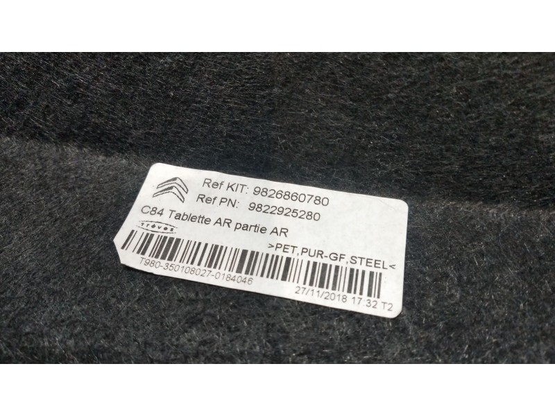 Recambio de bandeja trasera para citroën c5 aircross (ac_, aj_, ar_, a4_) 2.0 bluehdi 180 (ajehzr) referencia OEM IAM 9826860780