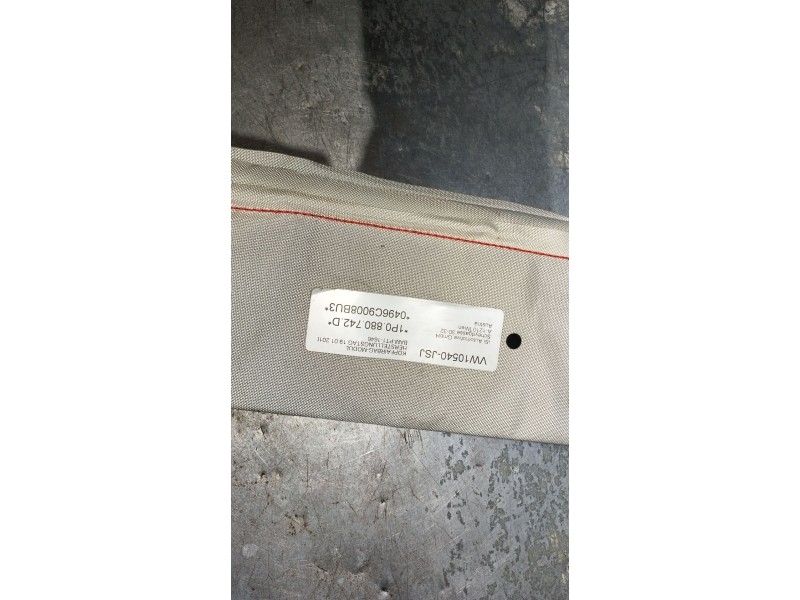 Recambio de airbag cortina delantero izquierdo para seat leon (1p1) 1.4 tsi referencia OEM IAM 1P0880742D 0496C9008BU3 VW10540JS