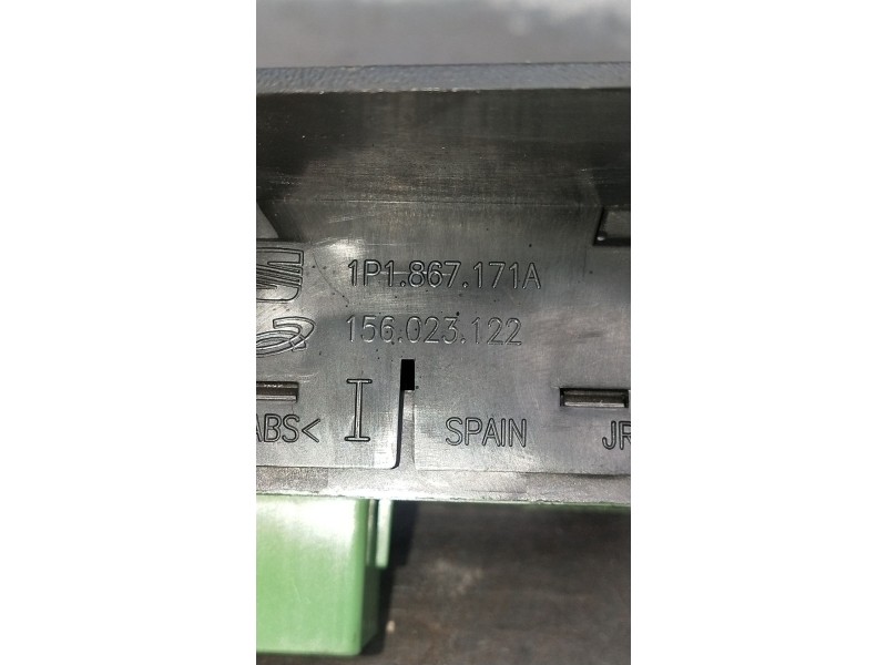 Recambio de mando elevalunas delantero izquierdo para seat leon (1p1) 1.6 referencia OEM IAM 1P1867171A 156023122 5P