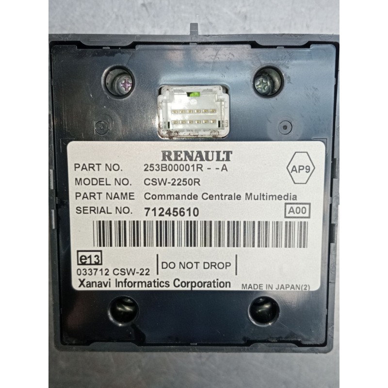 Recambio de mando multifuncion para renault laguna iii (bt0/1) 2.0 16v (bt05, bt0f, bt0w) referencia OEM IAM 253B00001R 71245610