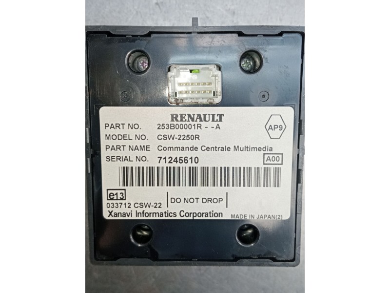 Recambio de mando multifuncion para renault laguna iii (bt0/1) 2.0 16v (bt05, bt0f, bt0w) referencia OEM IAM 253B00001R 71245610