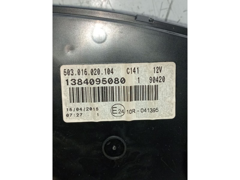 Recambio de cuadro instrumentos para fiat ducato furgoneta (250_) 130 multijet 2,3 d referencia OEM IAM 1384095080 503016020104 