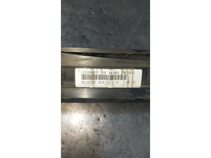 Recambio de cuadro instrumentos para citroën xsara picasso (n68) 1.6 referencia OEM IAM 9651667380  