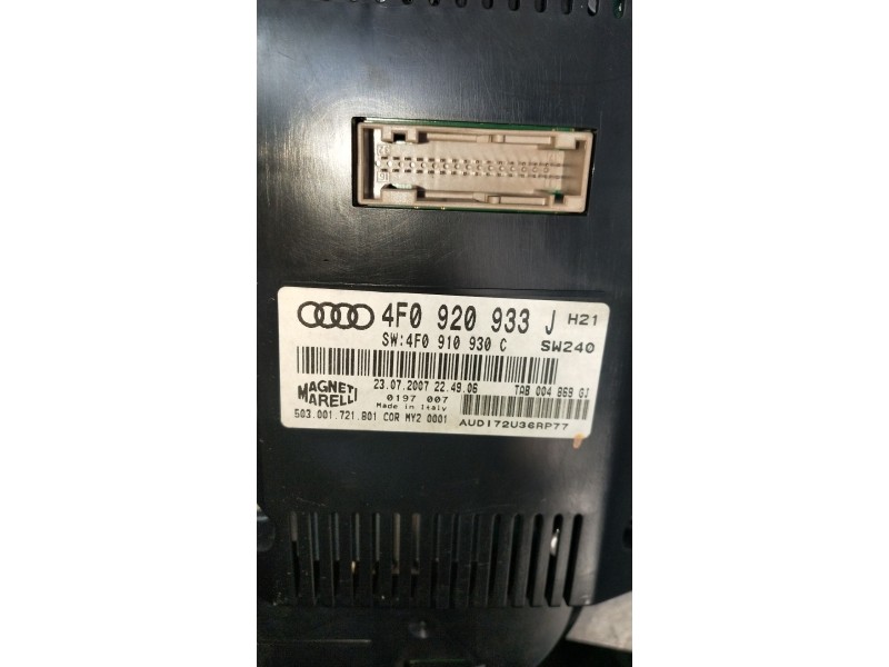 Recambio de cuadro instrumentos para audi a6 c6 (4f2) 3.0 tdi quattro referencia OEM IAM 4F0920933J 4F0910930C 