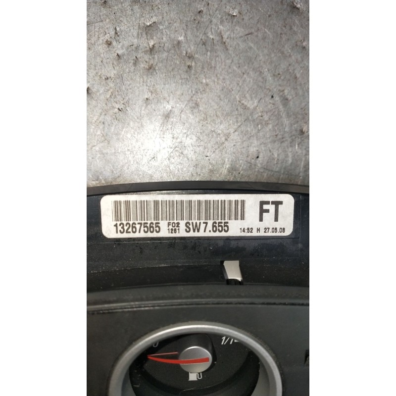 Recambio de cuadro instrumentos para opel astra h gtc (a04) 1.9 cdti (l08) referencia OEM IAM 13267565 SW7655 