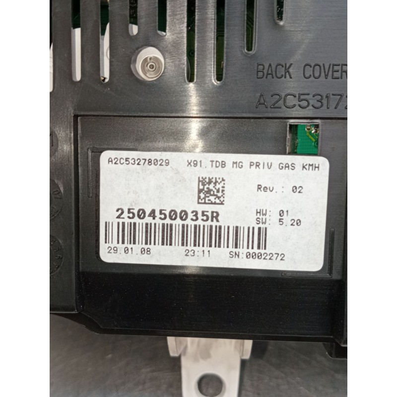 Recambio de cuadro instrumentos para renault laguna iii (bt0/1) 2.0 16v (bt05, bt0f, bt0w) referencia OEM IAM A2C53278029 250450