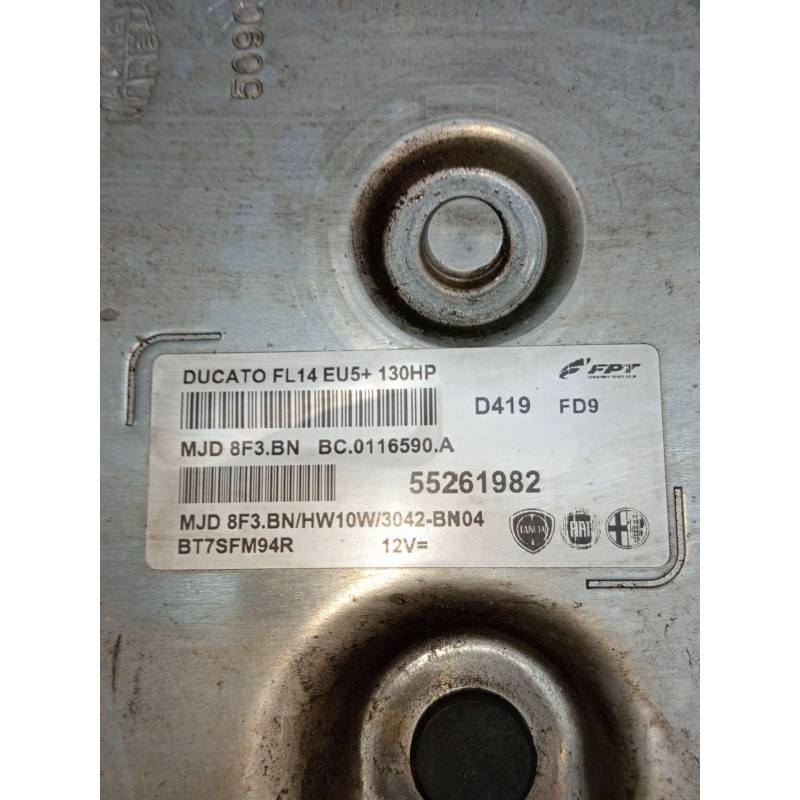 Recambio de centralita motor uce para fiat ducato furgoneta (250_) 130 multijet 2,3 d referencia OEM IAM 55261982 BT7SFM94R 