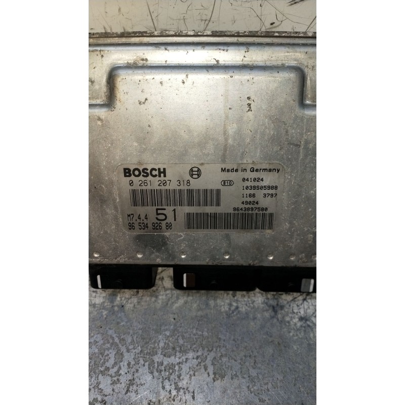 Recambio de centralita motor uce para citroën xsara picasso (n68) 1.6 referencia OEM IAM 0261207318 9653492680 