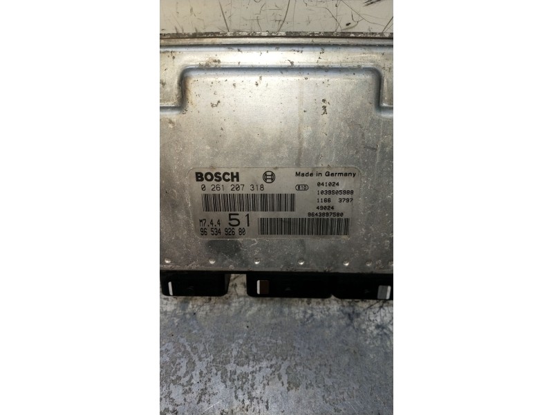 Recambio de centralita motor uce para citroën xsara picasso (n68) 1.6 referencia OEM IAM 0261207318 9653492680 