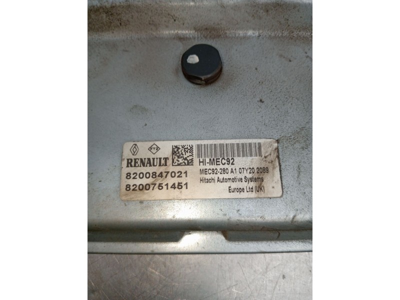 Recambio de centralita motor uce para renault laguna iii (bt0/1) 2.0 16v (bt05, bt0f, bt0w) referencia OEM IAM 8200847021 820075