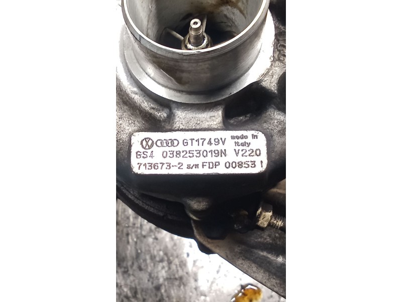 Recambio de turbocompresor para volkswagen bora i (1j2) 1.9 tdi referencia OEM IAM GT1749V 038253019N 
