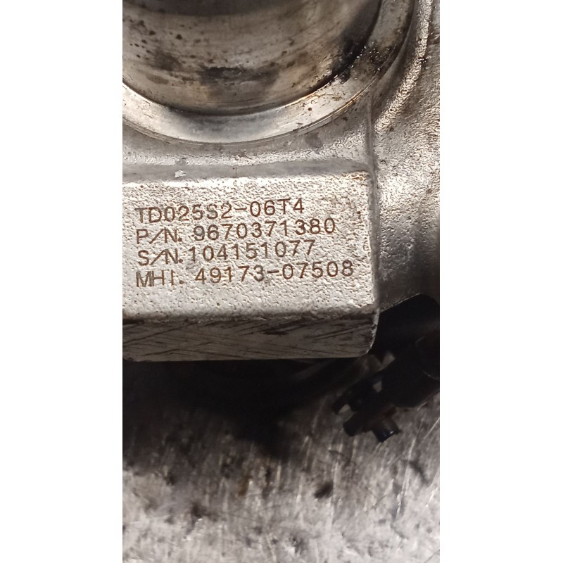 Recambio de turbocompresor para citroën berlingo / berlingo first furgoneta/monovolumen (m_) 1.6 hdi 75 (mb9hw) referencia OEM I