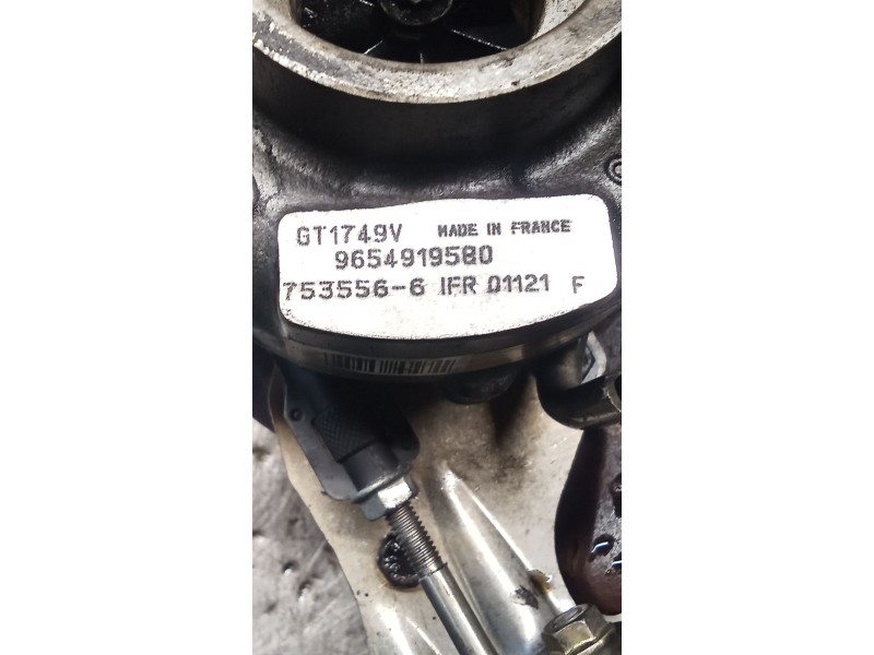 Recambio de turbocompresor para peugeot 407 sw (6e_, 6d_) 2.0 hdi 135 referencia OEM IAM 9654919580 GT1749V 