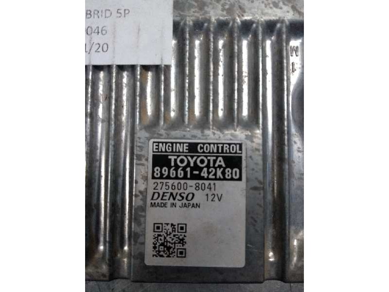 Recambio de centralita motor uce para toyota rav 4 advance hybrid referencia OEM IAM 8966142K80 2756008041 8966142R60
