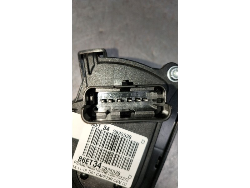 Recambio de potenciometro pedal para citroën c5 aircross (ac_, aj_, ar_, a4_) 2.0 bluehdi 180 (ajehzr) referencia OEM IAM 967482