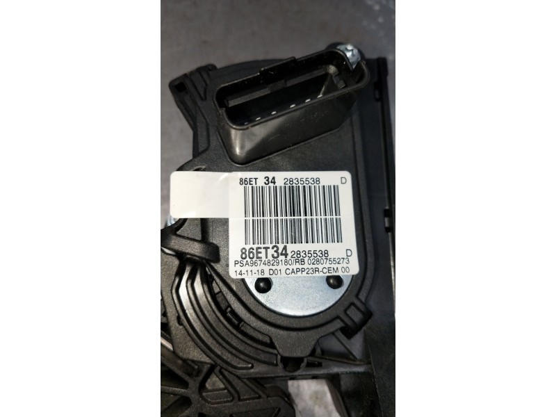 Recambio de potenciometro pedal para citroën c5 aircross (ac_, aj_, ar_, a4_) 2.0 bluehdi 180 (ajehzr) referencia OEM IAM 967482