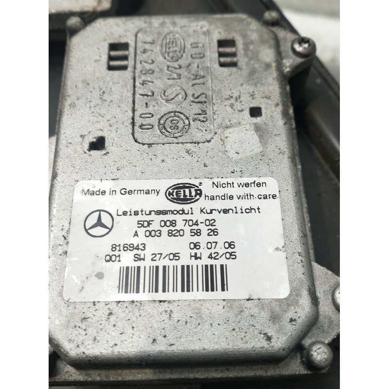 Recambio de faro derecho para mercedes-benz clase m (w164) 320 / 350 cdi (164.122) referencia OEM IAM A0038205826 5DF00870402 XE