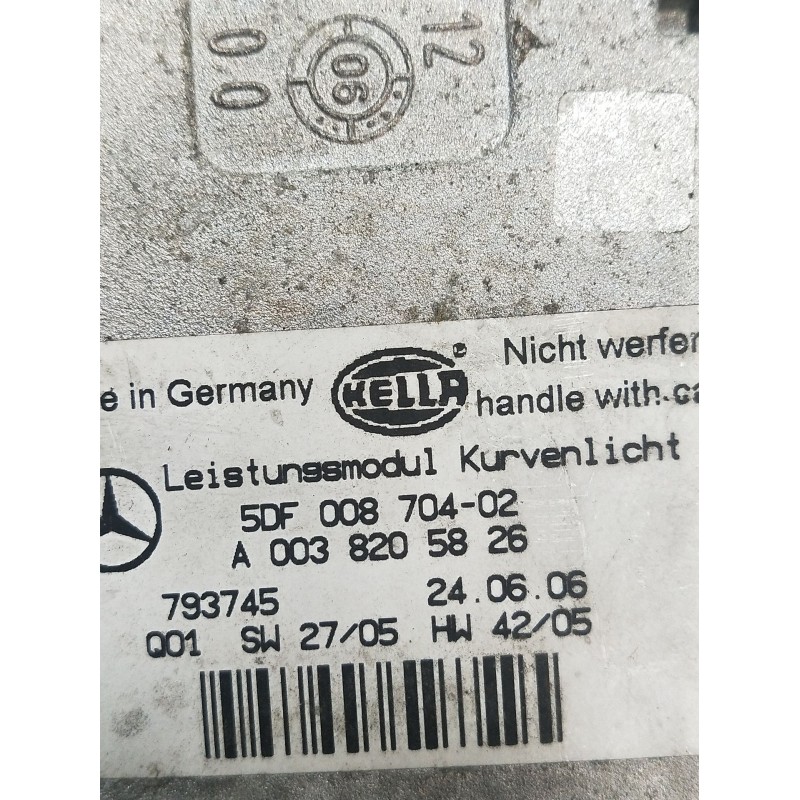 Recambio de faro izquierdo para mercedes-benz clase m (w164) 320 / 350 cdi (164.122) referencia OEM IAM A0038205826 5DF00870402 