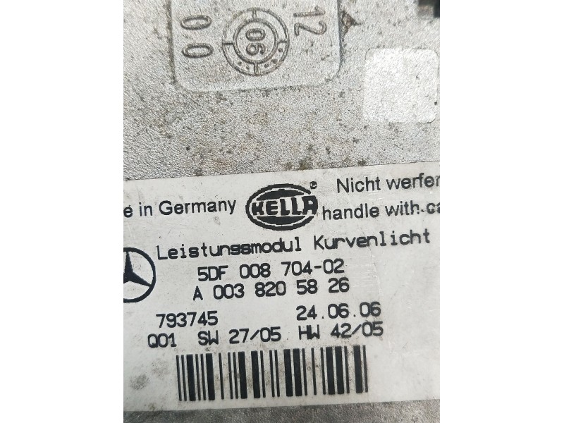 Recambio de faro izquierdo para mercedes-benz clase m (w164) 320 / 350 cdi (164.122) referencia OEM IAM A0038205826 5DF00870402 