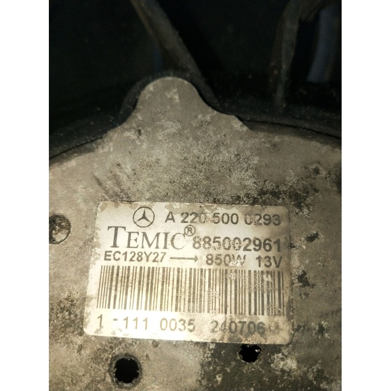 Recambio de electroventilador para mercedes-benz clase m (w164) 320 / 350 cdi (164.122) referencia OEM IAM A2205000293  