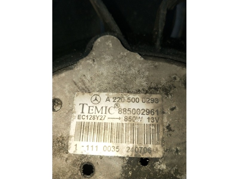 Recambio de electroventilador para mercedes-benz clase m (w164) 320 / 350 cdi (164.122) referencia OEM IAM A2205000293  