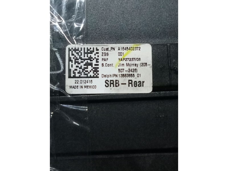 Recambio de caja reles / fusibles para mercedes-benz clase m (w164) 320 / 350 cdi (164.122) referencia OEM IAM A1645402372  