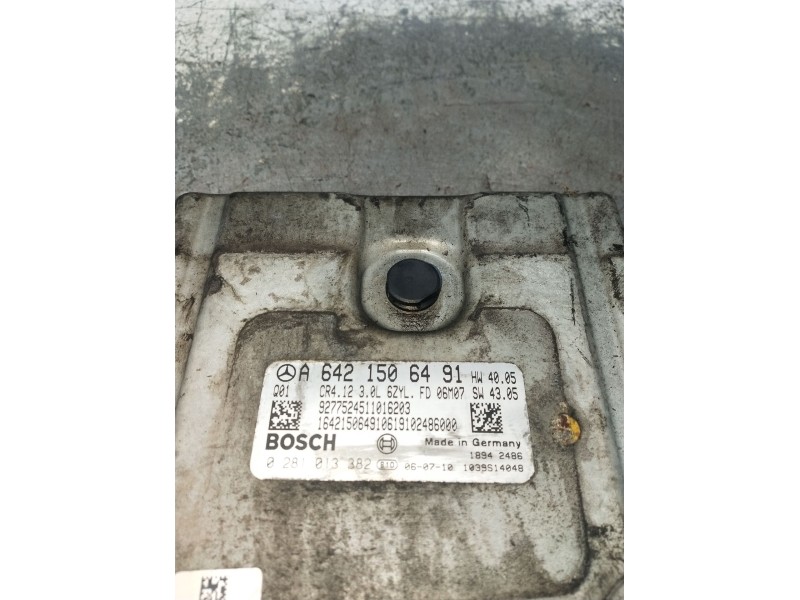 Recambio de centralita motor uce para mercedes-benz clase m (w164) 320 / 350 cdi (164.122) referencia OEM IAM A6421506491 028101