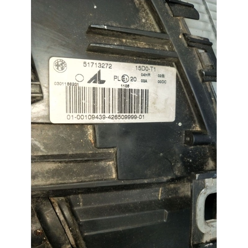 Recambio de faro izquierdo para alfa romeo 147 (937_) 1.9 jtd (937.axd1a, 937.bxd1a) referencia OEM IAM 51713272  