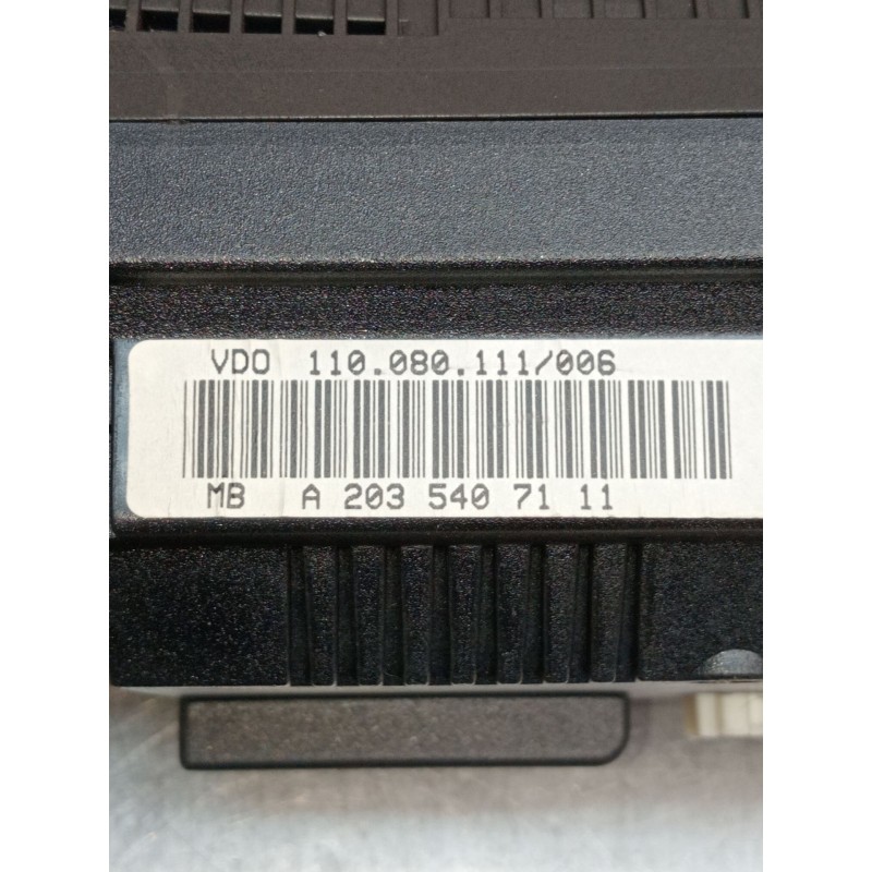 Recambio de cuadro instrumentos para mercedes-benz clase c (w203) c 270 cdi (203.016) referencia OEM IAM A2035407111 110080111 