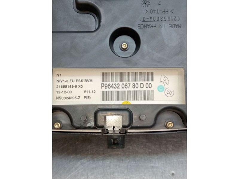 Recambio de cuadro instrumentos para citroën xsara (n1) 1.6 16v referencia OEM IAM P9643206700D 216551696 