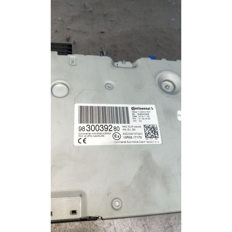 Recambio de sistema audio / radio cd para citroën c5 aircross (ac_, aj_, ar_, a4_) 2.0 bluehdi 180 (ajehzr) referencia OEM IAM 9