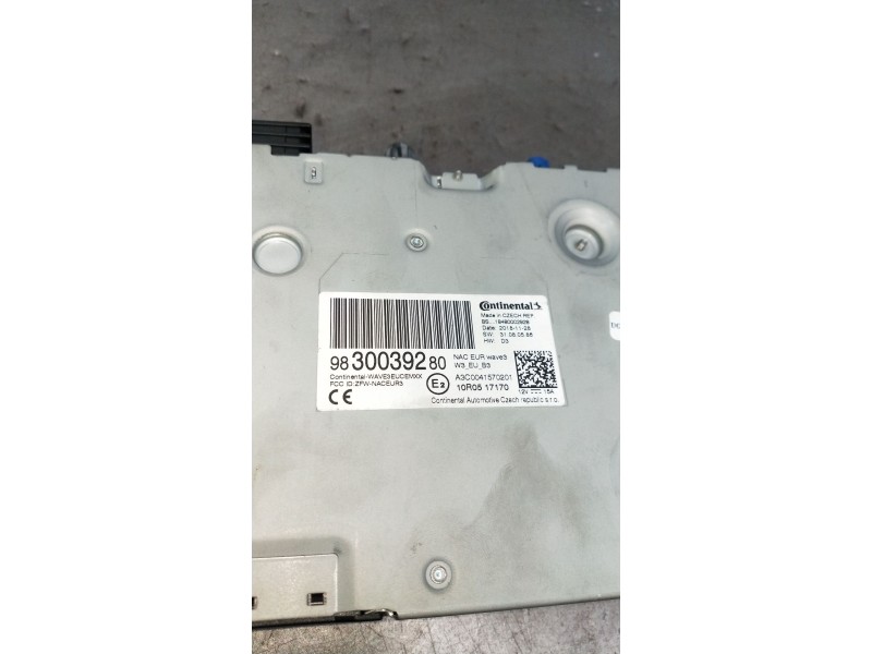 Recambio de sistema audio / radio cd para citroën c5 aircross (ac_, aj_, ar_, a4_) 2.0 bluehdi 180 (ajehzr) referencia OEM IAM 9