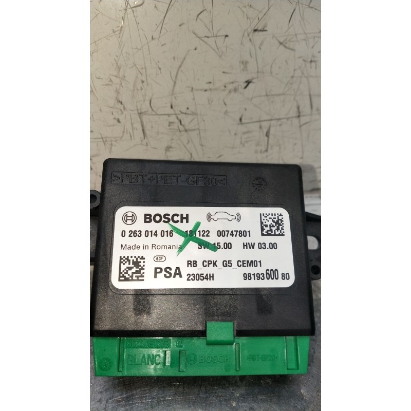 Recambio de modulo electronico para citroën c5 aircross (ac_, aj_, ar_, a4_) 2.0 bluehdi 180 (ajehzr) referencia OEM IAM 9819360