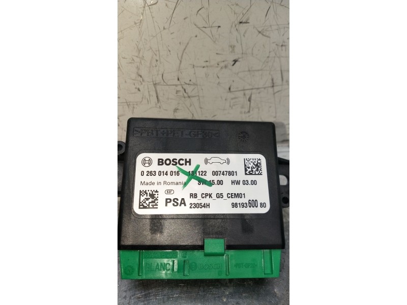 Recambio de modulo electronico para citroën c5 aircross (ac_, aj_, ar_, a4_) 2.0 bluehdi 180 (ajehzr) referencia OEM IAM 9819360