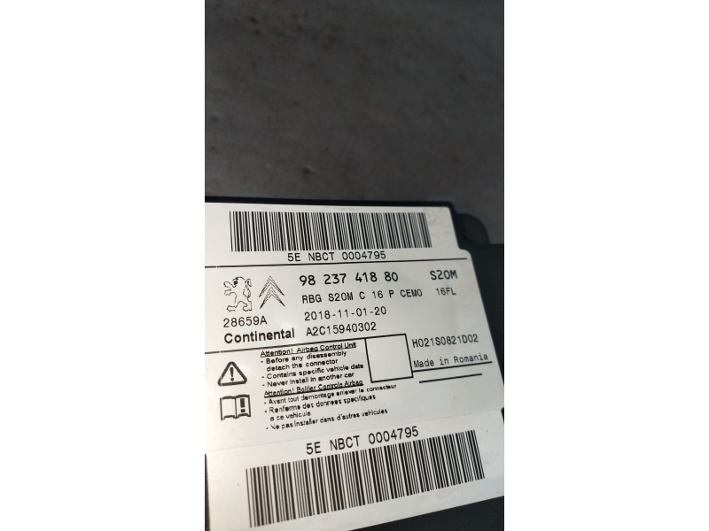 Recambio de modulo electronico para citroën c5 aircross (ac_, aj_, ar_, a4_) 2.0 bluehdi 180 (ajehzr) referencia OEM IAM 9823741