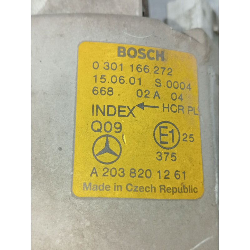 Recambio de faro derecho para mercedes-benz clase c (w203) c 270 cdi (203.016) referencia OEM IAM 0301166272 A2038201261 
