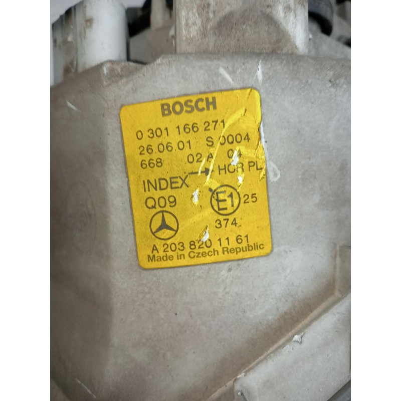 Recambio de faro izquierdo para mercedes-benz clase c (w203) c 270 cdi (203.016) referencia OEM IAM 0301166271 A2038201161 
