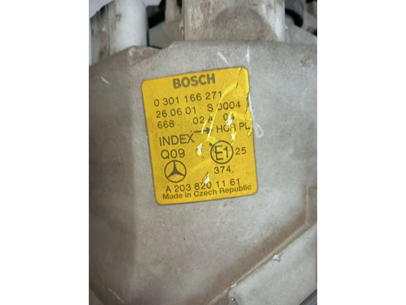 Recambio de faro izquierdo para mercedes-benz clase c (w203) c 270 cdi (203.016) referencia OEM IAM 0301166271 A2038201161 